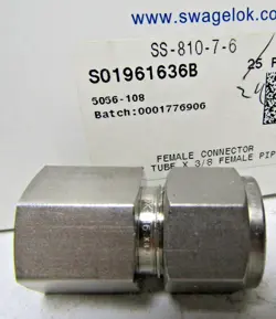 ✌️NEW SWAGELOK SS-810-7-6 STAINLESS FEMALE CONNECTOR 1/2