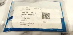 BAG OF 3 SWAGELOK STAINLESS STEEL CAP FITTING, 1/2