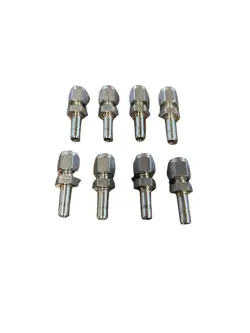 LOT OF 8 SWAGELOK 1/8” HOSE BARB X COMPRESSION FITTINGS SS – NEW OLD STOCK