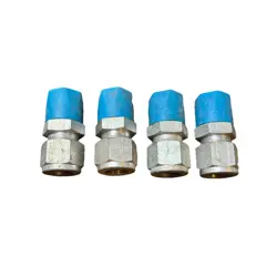 (4X) SWAGELOK 1/2” TUBE FITTINGS – SS-810-6 COMPRESSION STRAIGHT NOS