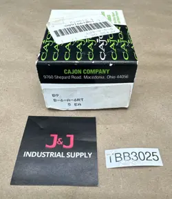 (5) CAJON / SWAGELOK BRASS ADAPTER, 5/8