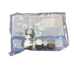 (2)-PACK NEW SWAGELOK SS-1010-6-8 STAINLESS STEEL SWAGELOK FITTING
