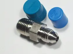 1 - SWAGELOK STAINLESS STEEL ADAPTER, 7/16-20 JIC X 1/2