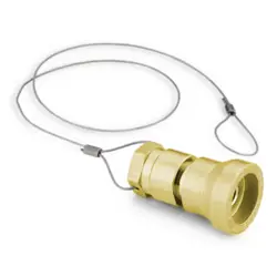 SWAGELOK, B-QC4-SP, BRASS STEM PROTECTOR FOR 1/4 IN. QC SERIES INSTRUMENTATION