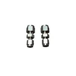 (2)-SWAGELOK SS-400-6-2 TUBE FITTING UNION 3/8” X 1/8” OD STAINLESS STEEL NEW