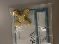 BRASS SWAGELOK TUBE FITTING, UNION CROSS, 1/8 IN. TUBE OD B-200-4