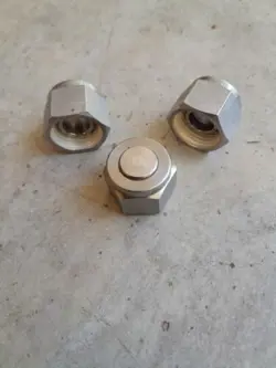 LOT OF (3) UNUSED SWAGELOK SS-600-P, 3/8