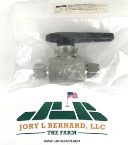 SWAGELOK, WHITEY, SS-45TS8, 2500PSI, 1/2