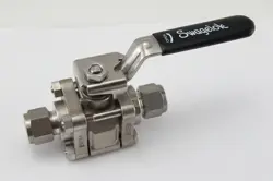 BALL VALVE, SWAGELOK 60 SERIES BOLTED, SS-63TS8, 1/2 TUBE 2200 PSI 316STAINLESS