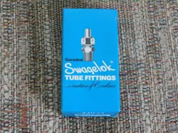 5 BRASS SWAGELOK B-810-6-6 TUBE FITTINGS, REDUCING UNION 1/2 IN X 3/8 IN TUBE OD