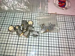 LOT OF 9 SWAGELOK 316 OPL 1/4 FITTINGS & 3 MICROFIT 316LV ELBOWS, NEW
