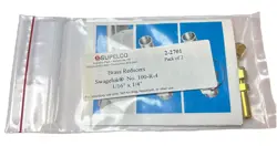 PACK OF (2) SWAGELOK SS-100-R-4 STAINLESS STEEL SWAGELOK TUBE FITTING FNSP