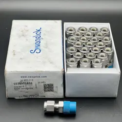 (25) SWAGELOK SS-400-1-2 - NEW OPEN BOX OF 25 FITTINGS - 1/4