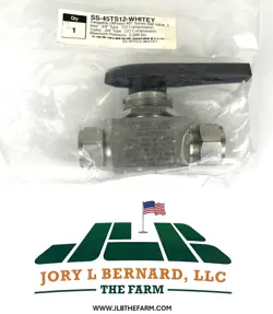 SWAGELOK, WHITEY, SS-45TS12, 2500PSI, 3/4