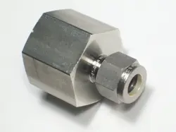 1- SWAGELOK STAINLESS CONNECTOR, 3/8