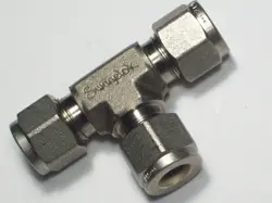 1 - SWAGELOK MONEL (ALLOY 400/R-405) TEE UNION FITTING, 3/8