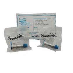 (LOT OF 3) SWAGELOK B-QC6-B-4PM QUICK CONNECT COUPLER BODY 316SS 0.5CV 1/4”