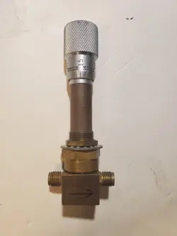 BRASS FLOW METERING VALVE, 1/4