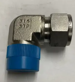 1- SWAGELOK STAINLESS STEEL ELBOW CONNECTOR, 3/4