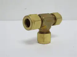 230090 NEW-NO BOX; SWAGELOK B-810-3 BRASS TUBE FITTING; 1/2