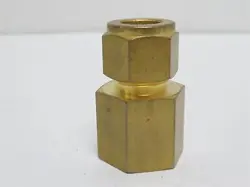 230133 NEW-NO BOX; SWAGELOK B-810-7-8 BRASS TUBE FITTING 1/2