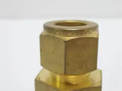 230133 NEW-NO BOX; SWAGELOK B-810-7-8 BRASS TUBE FITTING 1/2
