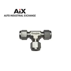 SWAGELOK SS-600-3 TEE UNION FITTING 3/8” TUBE OD 316 STAINLESS STEEL