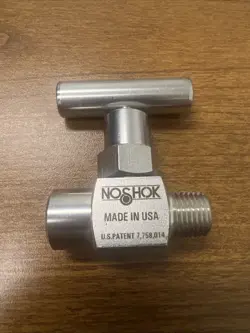 NOSHOK MADE IN USA 102-MFS 10000 PSI SWAGELOK REF: SS-1RM4-F4
