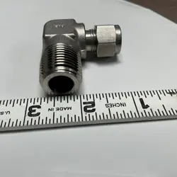 SS SWAGELOK TUBE MALE ELBOW 3/8IN TUBE OD X 3/4 “MALE SS-600-2-12