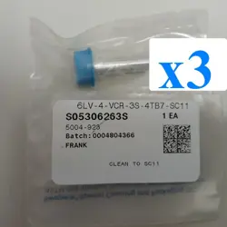 X3 NEW SWAGELOK 6LV-4-VCR-3S-4TB7-SC11 316L VAR VCR FACE SEAL FITTING