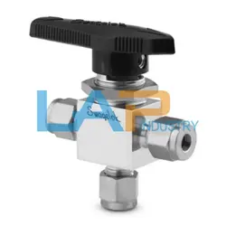 1PCS NEW FOR SWAGELOK SS-41GXS2 THREE-WAY BALL VALVE 1/8 INCH FERRULE