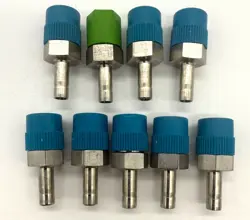 [QTY: 9] NOB SWAGELOK 6MM TUBE ADAPTER X 1/4