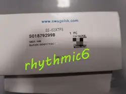 SWAGELOK SS-63XTF8 STAINLESS STEEL BALL VALVE FAST DHL OR FEDEX