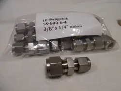 10. SS-600-6-4. SWAGELOK REDUCING UNION