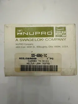 1PCS NUPRO SWAGELOK SS-6BK-1C VALVE