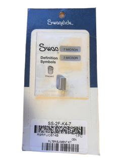 2- SWAGELOK PARTICULATE FILTER ELEMENTS, 2F SERIES IN-LINE, SS-2F-K4-7