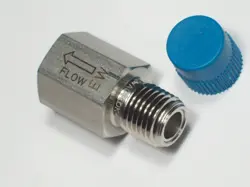 1 - SWAGELOK STAINLESS STEEL GAUGE PROTECTOR, 1/4 IN. FEMALE NPT, SS-4-SA-EW