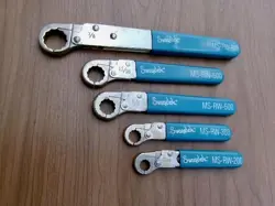 ( LOT OF 5 ) SWAGELOK RATCHET WRENCHES 7/16