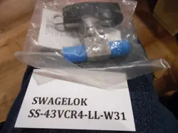SWAGELOK SS-43VCR4-LL-W3 FACTORY