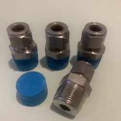 4 - SWAGELOK STAINLESS STEEL CONNECTOR, 1/2