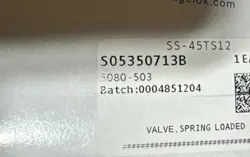 NEW SWAGELOK SS-45TS12 40 SERIES BALL VALVE, 6.4 CV, 3/4 IN. TUBE FITTING