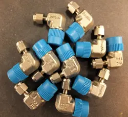 SWAGELOK SS-100-2-2, 1/16T X 1/8MNPT MALE ELBOW ( 1 LOT OF 10 )