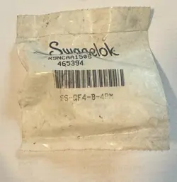 SWAGELOK SS-QF4-B-4PM STAINLESS CONNECTOR, NOS