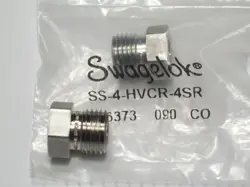 2- SWAGELOK STAINLESS STEEL VCR HIGH-FLOW NUT, 1/4
