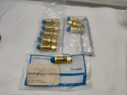 LOT OF 9 SWAGELOK BRASS CHECK VALVE 1/8