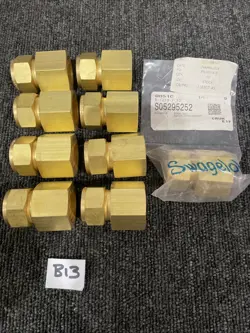 (9) SWAGELOK B-1210-7-12 CONNECTOR, 3/4