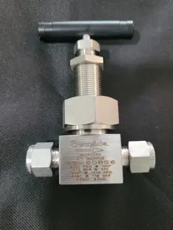 1- SWAGELOK NEEDLE VALVE, 3/8