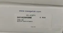1PC NEW SWAGELOK SS-43GF4 INTERNAL THREAD BALL VALVE FAST SHIPPING