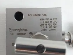 SWAGELOK SS-V2BF8 VALVE INSTRUMENT MANIFOLD