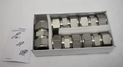 5 SWAGELOK SS-1610-6 TUBE UNION FITTING BOX OF 5 S05700799B 5038-916 TUBE UNION